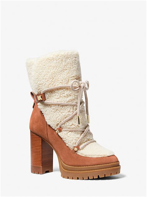 michael kors culver|Culver Sherpa and Nubuck Lace.